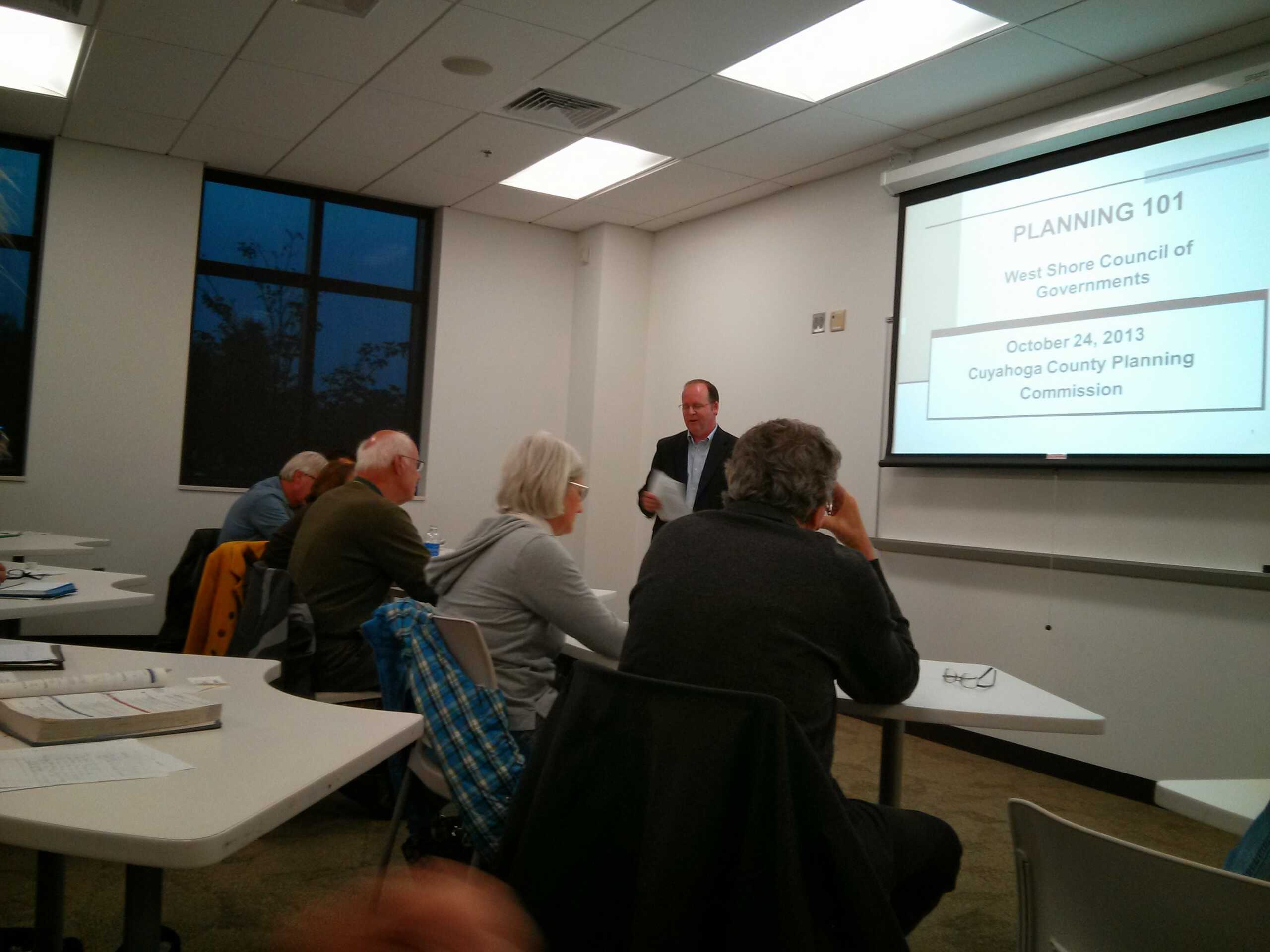 West Shore Planning 101 workshop with Glenn Coyne