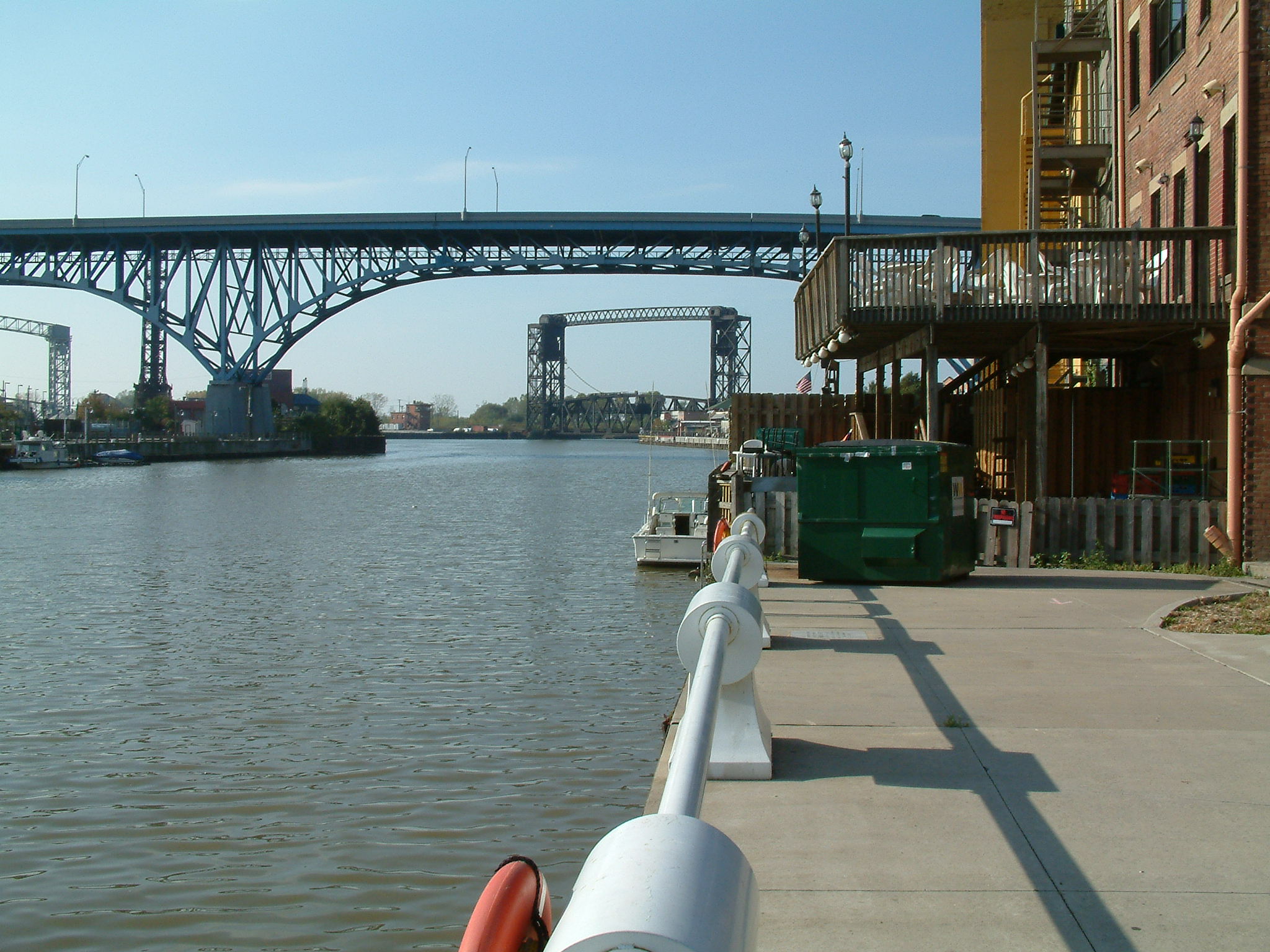 Cuyahoga River in the Flats