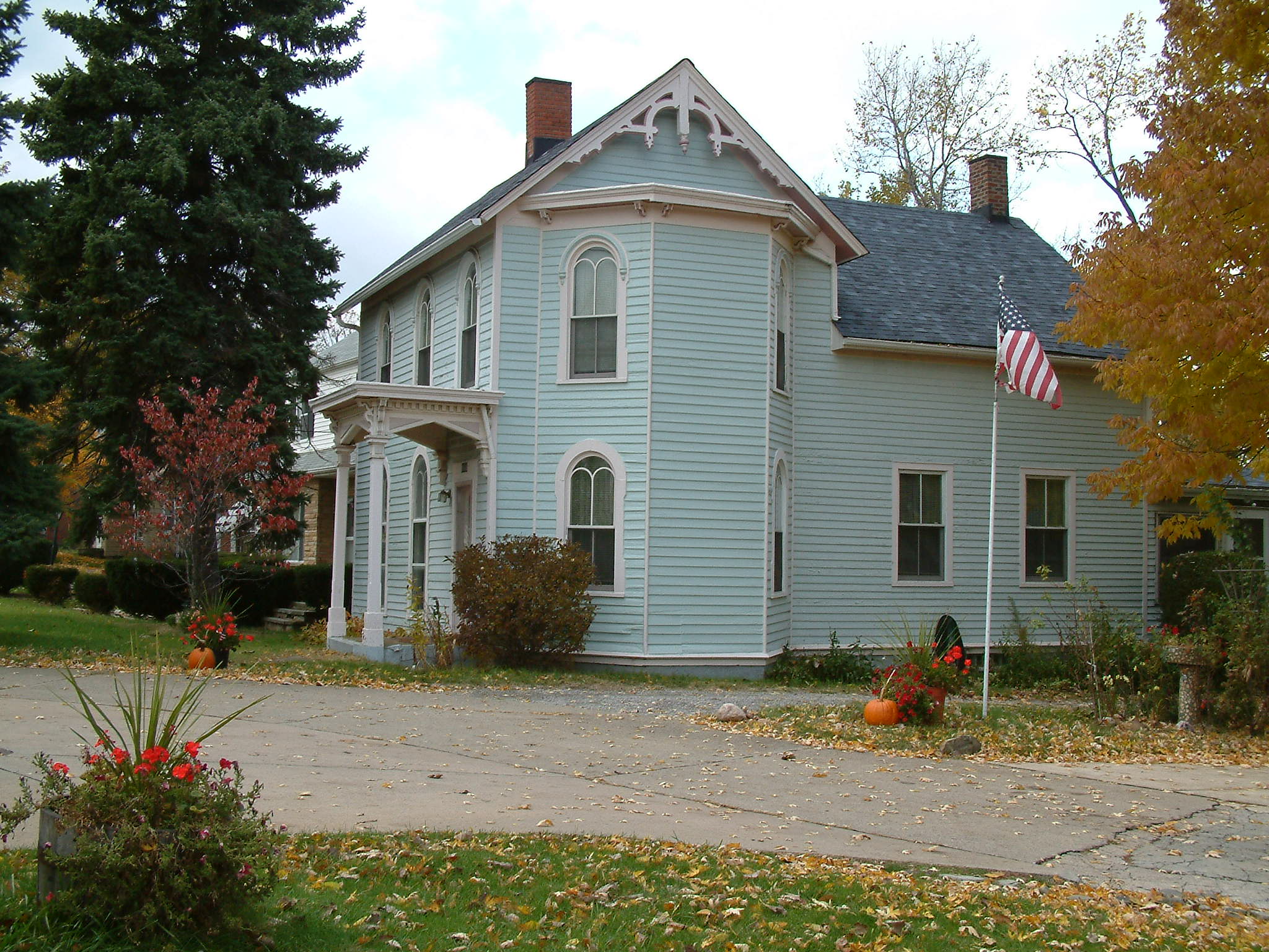 A well-maintained house