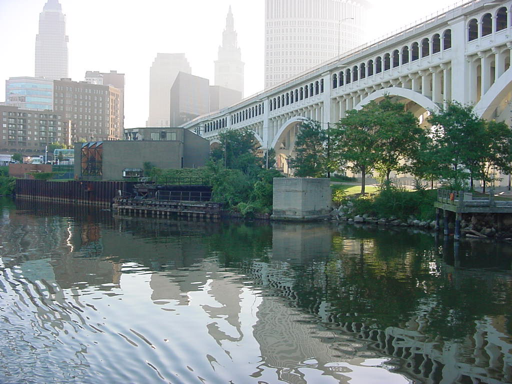 Cuyahoga River and the Detroit-Superior Bridge