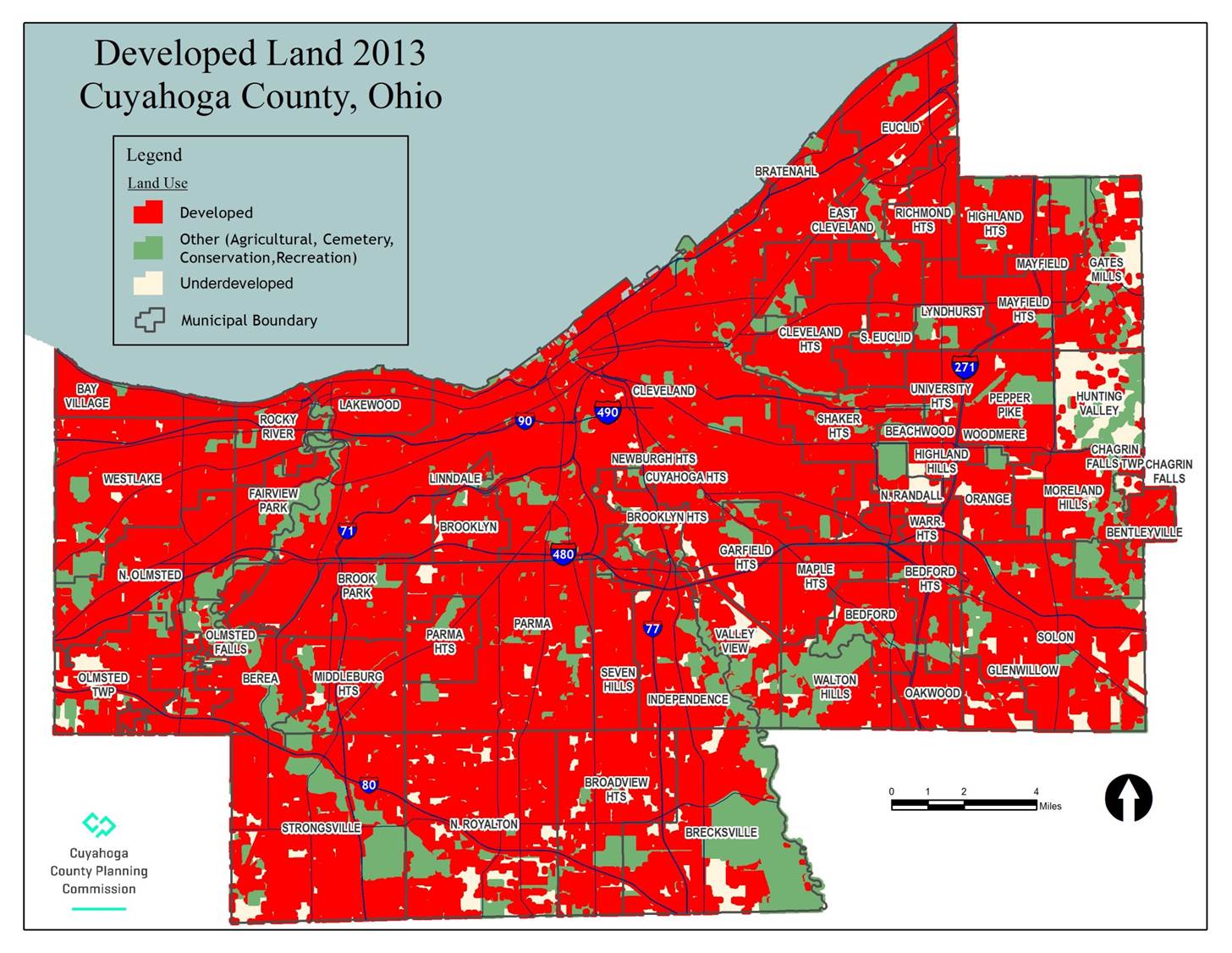 Developed Land in 2013