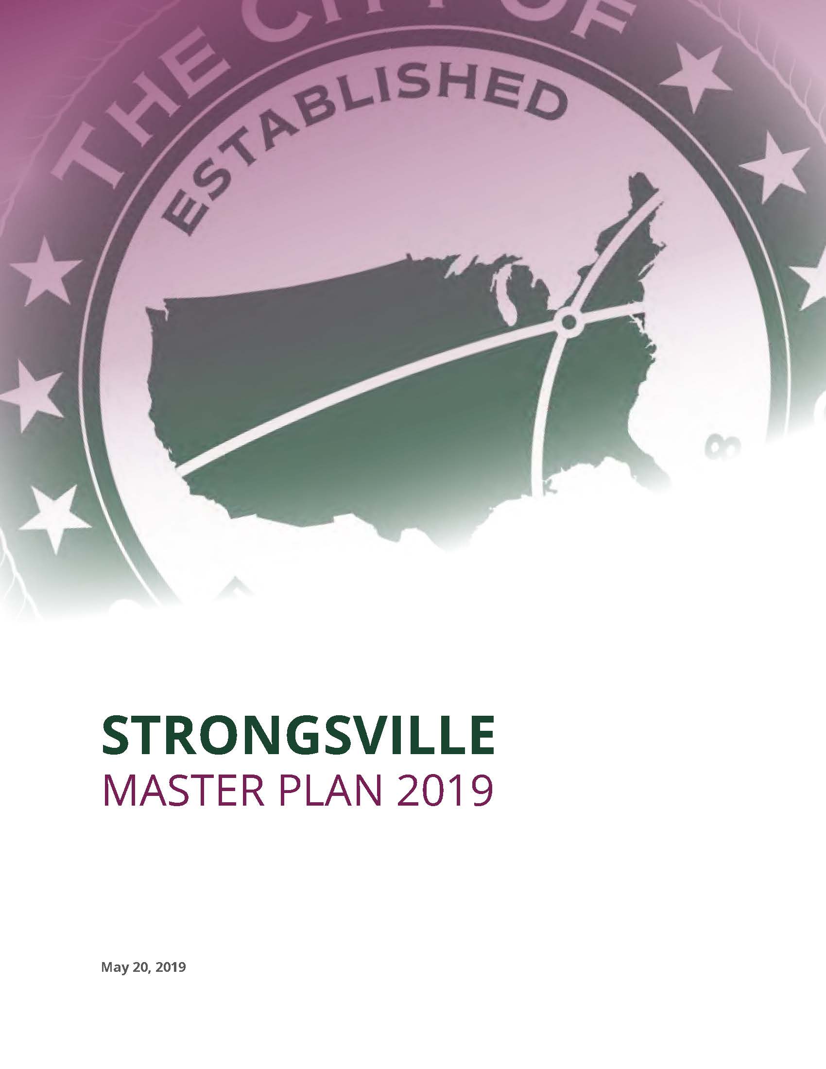 cover of the Strongsville Master Plan