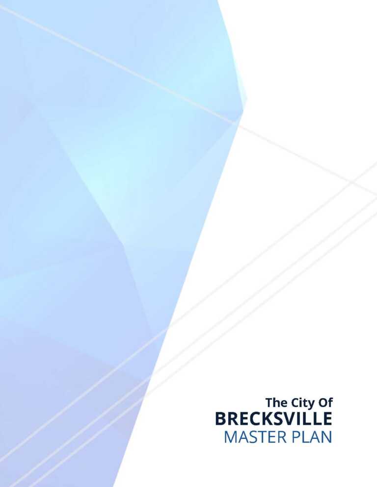 Brecksville Master Plan Cuyahoga County Planning Commission