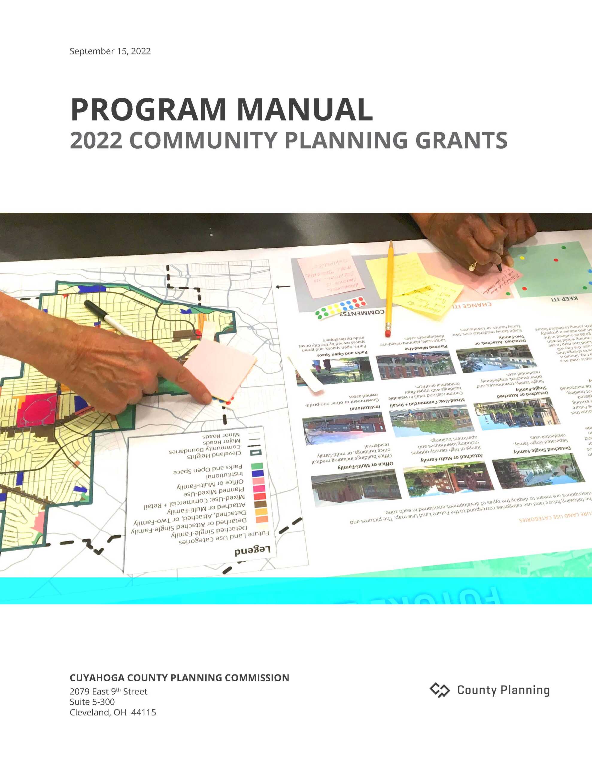 2022 Community Planning Grants Cuyahoga County Planning Commission