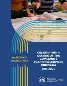 cover of the Celebrating Community Planning Services Program document