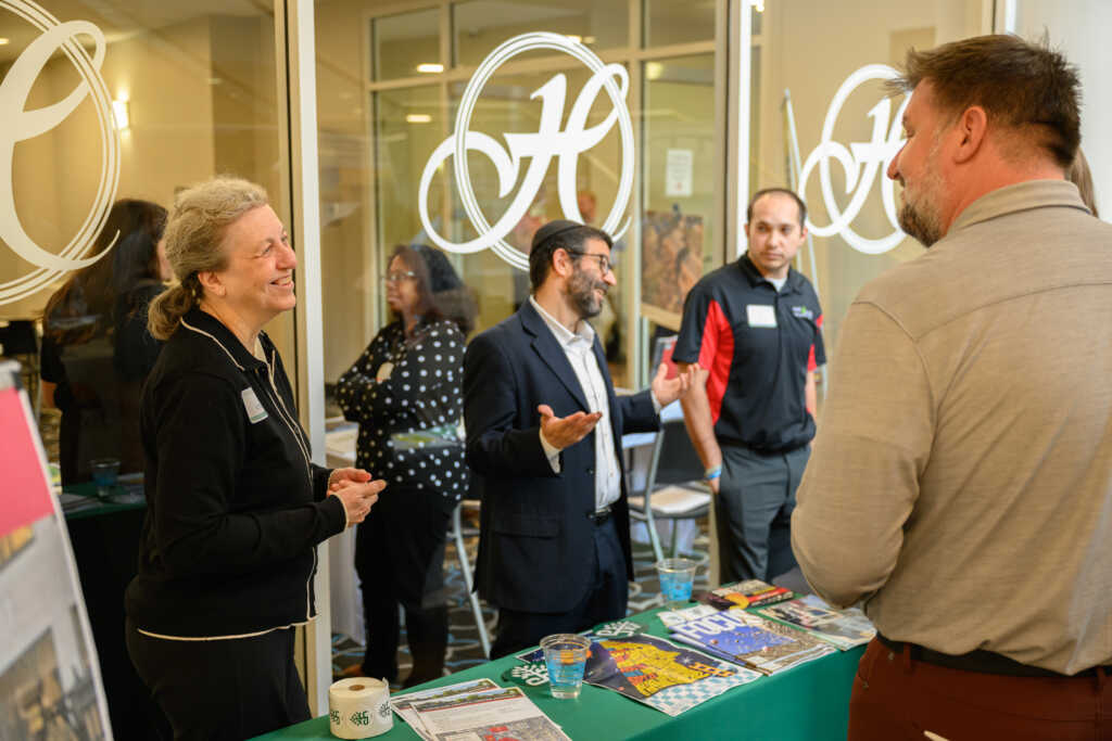 tabling at the Transit-Oriented Development Summit