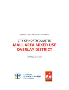 cover of the North Olmsted Mall Area Mixed Use Overlay District code