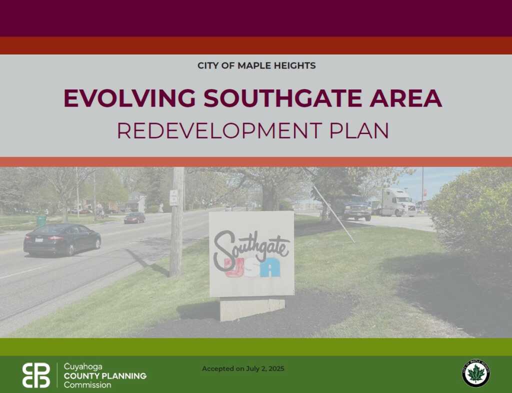 Cover of the Evolving Southgate Area Redevelopment Plan