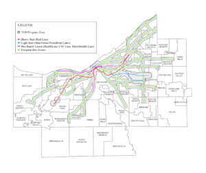 map of TOD Loan Program zones
