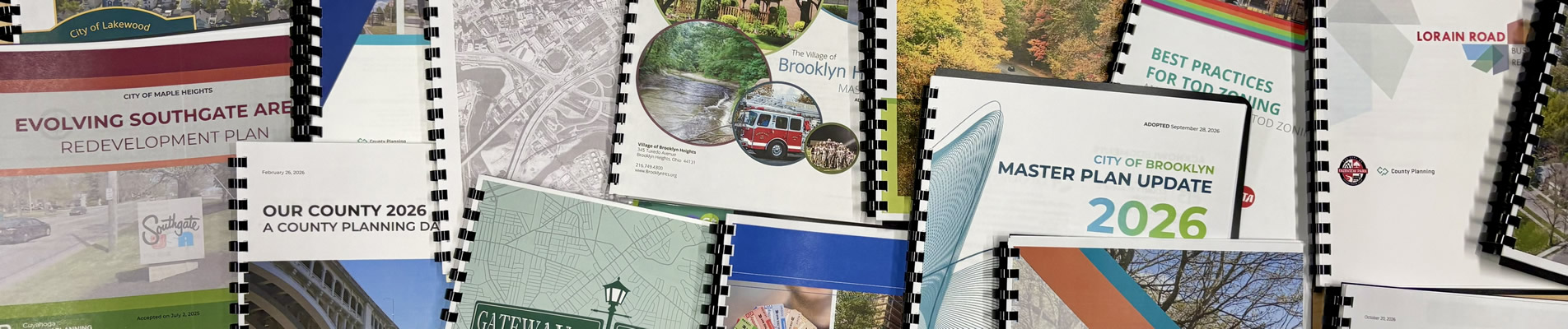 an assortment of documents produced by County Planning